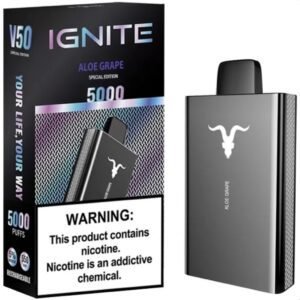 Ignite V50 Black/Plata 5.000 Puffs